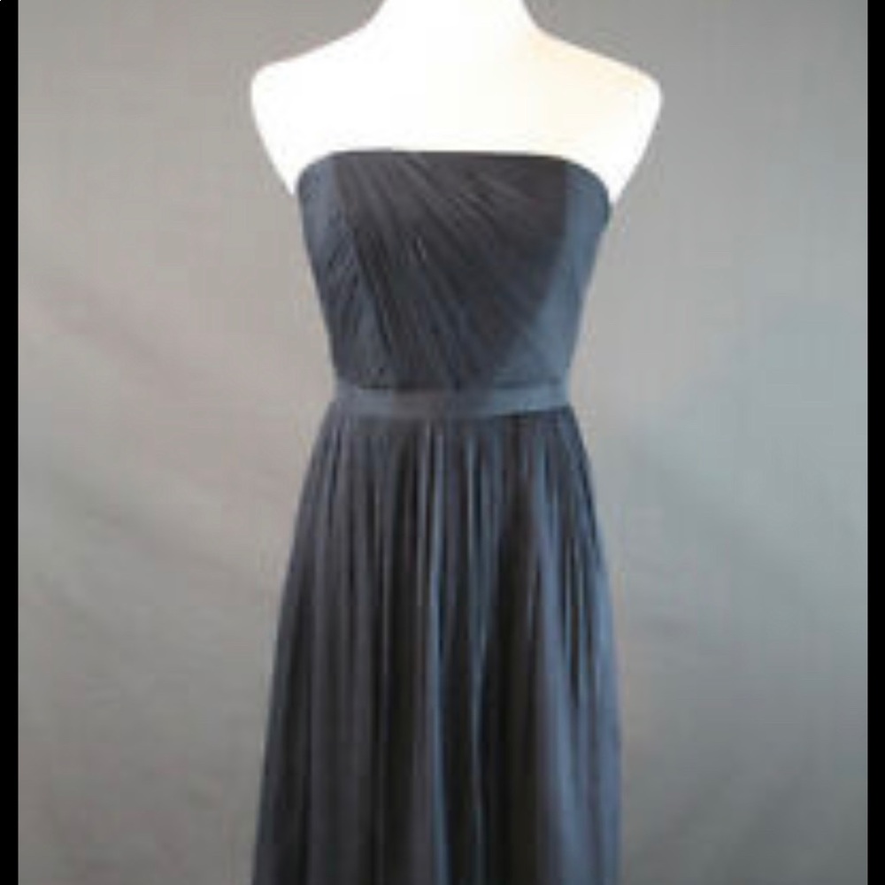 Above-the-Knee, Strapless Chiffon J. Crew Dress, 4
